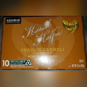 Killah Koffee Shaolin Cannoli Coffee Medium Roast Keurig 10 K Cups New